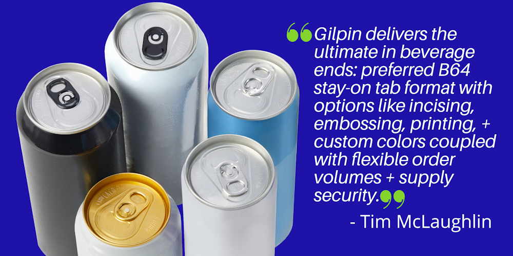 Gilpin B64 beverage ends